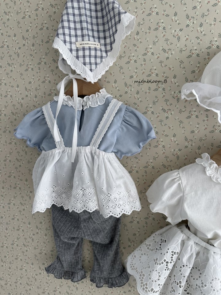 Mienbloom B - Korean Baby Fashion - #onlinebabyboutique - Bebe Silk Frill Tee - 9
