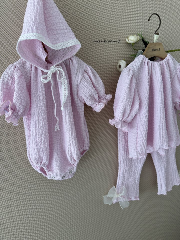Mienbloom B - Korean Baby Fashion - #onlinebabyshop - Bebe Totto Suit - 11