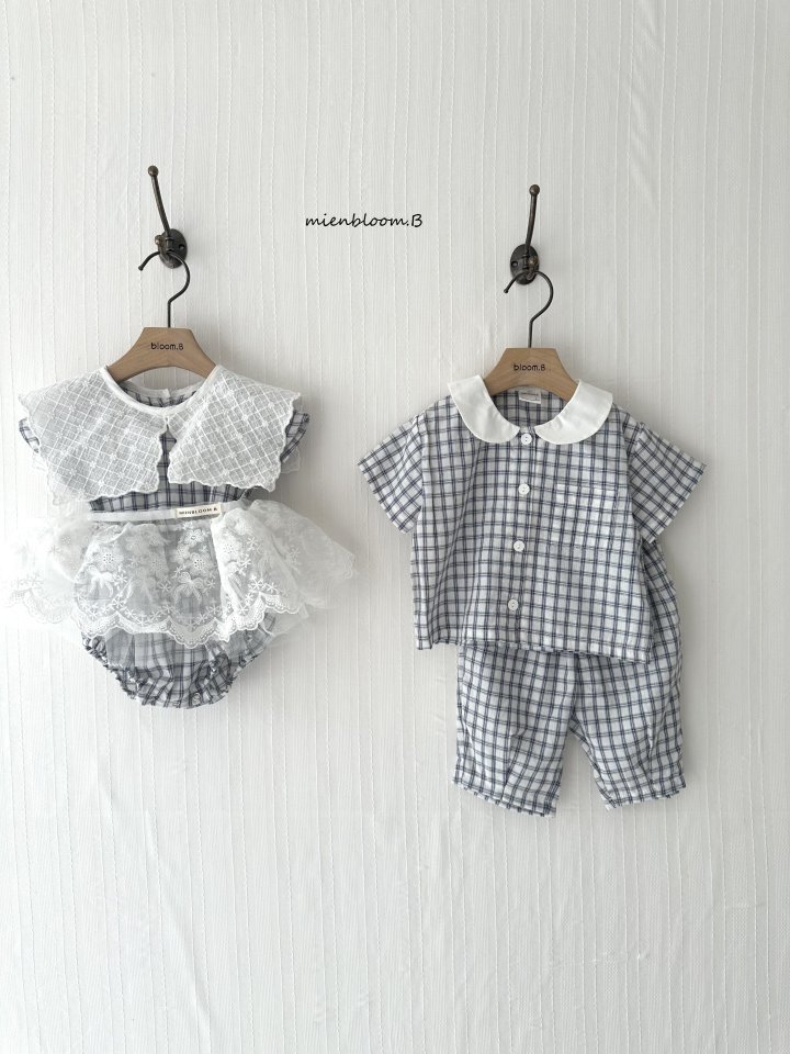 Mienbloom B - Korean Children Fashion - #childofig - Kids Check Pants - 6