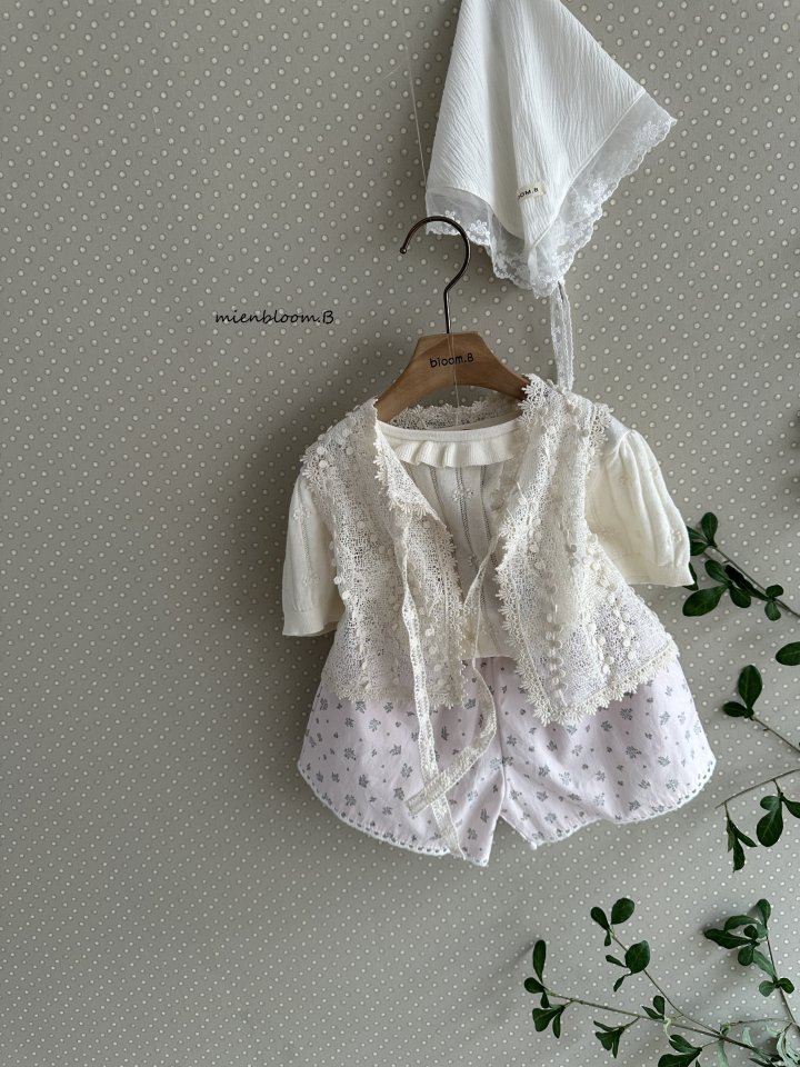 Mienbloom B - Korean Children Fashion - #childofig - Kids Square Flower Shorts - 7