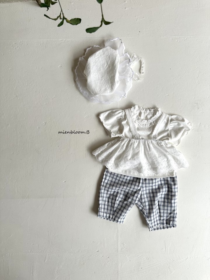 Mienbloom B - Korean Children Fashion - #designkidswear - Kids Check Pants - 8