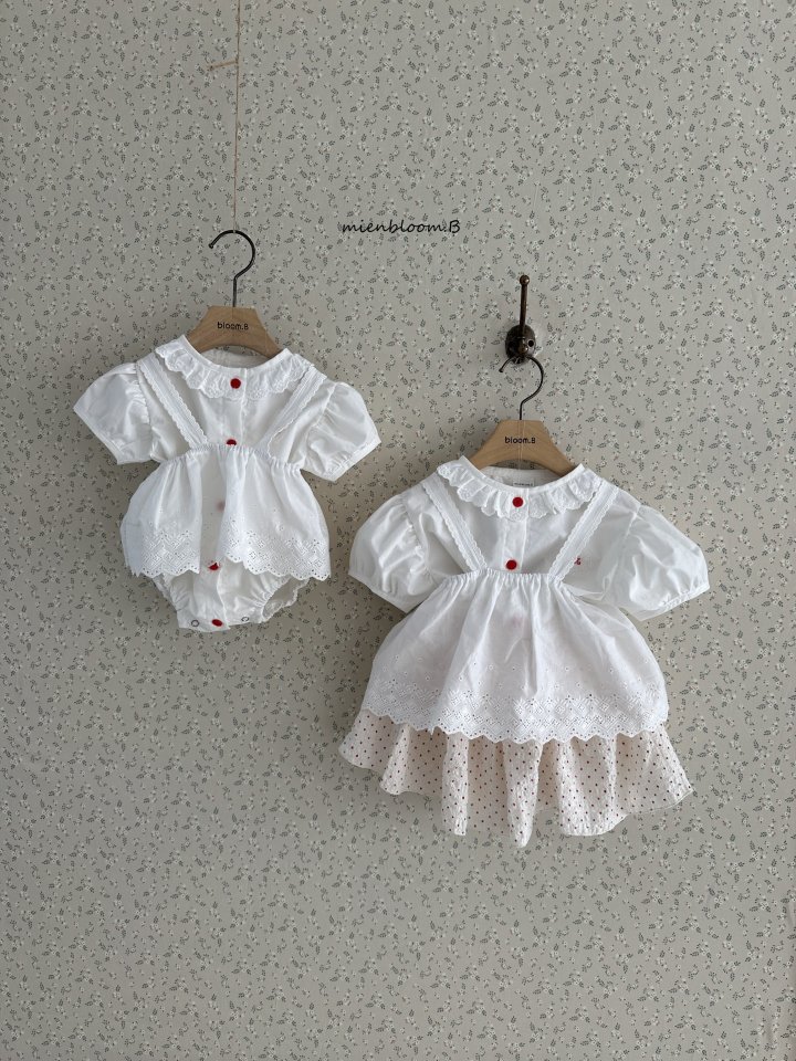 Mienbloom B - Korean Children Fashion - #designkidswear - Kids Jeze Lace Blouse - 2