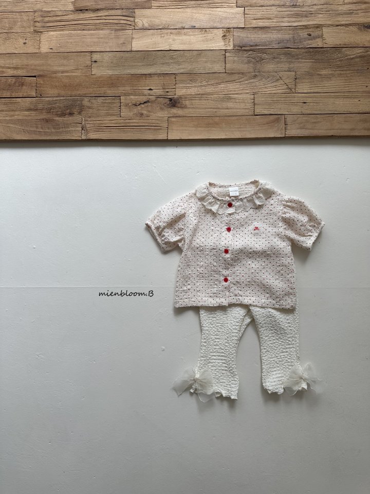 Mienbloom B - Korean Children Fashion - #discoveringself - Kids Red Embroidery Blouse (Ivory) - 11
