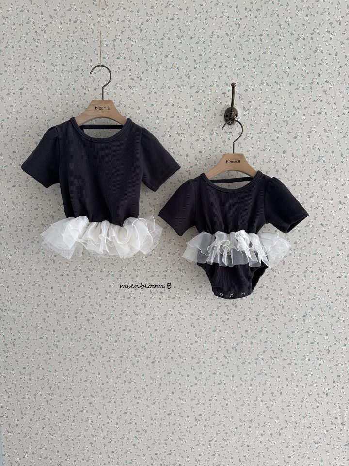 Mienbloom B - Korean Children Fashion - #discoveringself - Kids Waffle Sasha Tee - 4