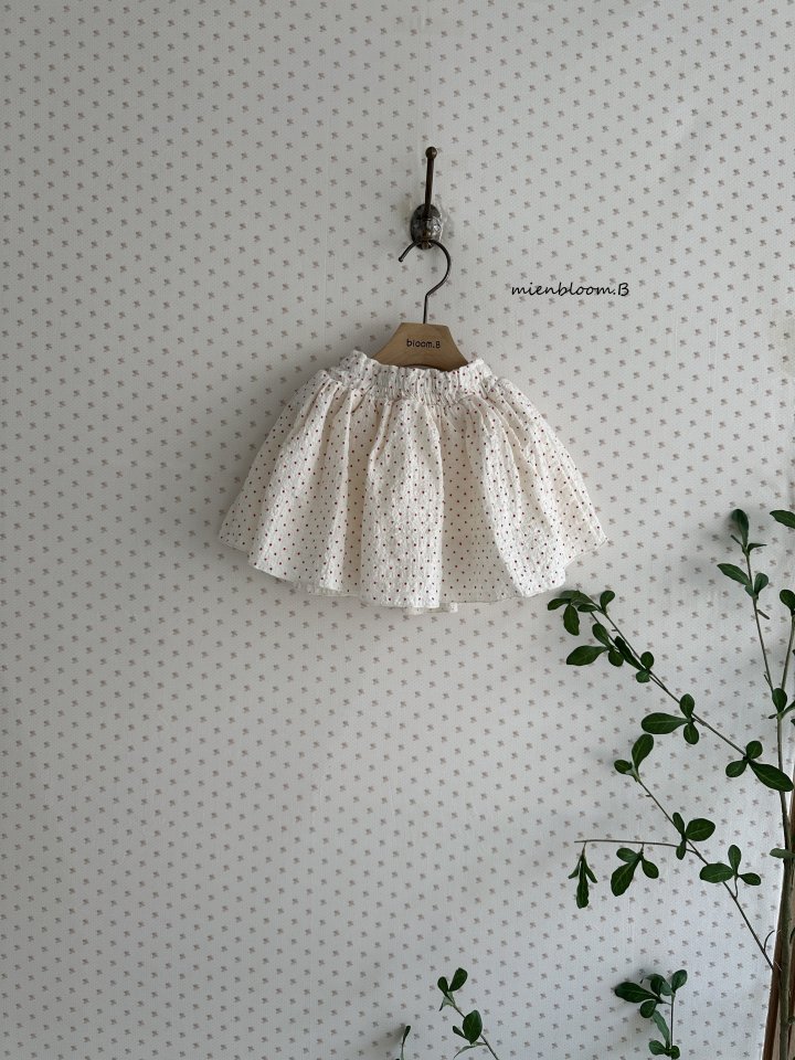Mienbloom B - Korean Children Fashion - #kidsshorts - Kids Red Skirt