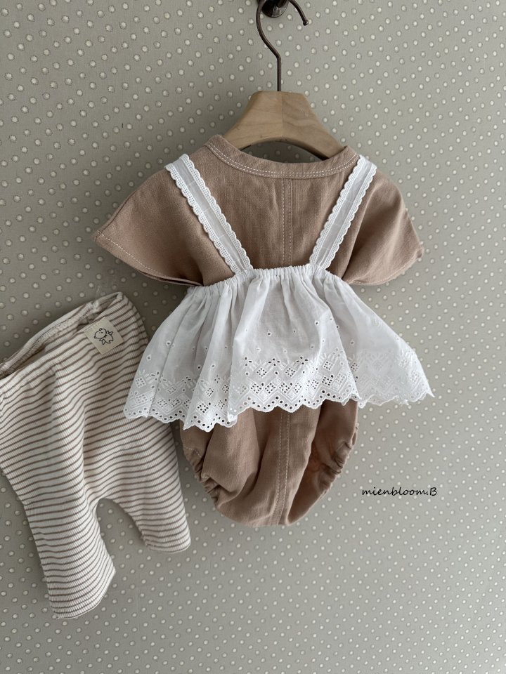 Mienbloom B - Korean Children Fashion - #kidsstore - Kids Jeze Lace Blouse - 6