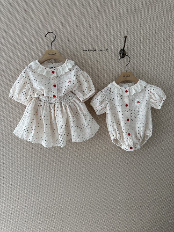 Mienbloom B - Korean Children Fashion - #magicofchildhood - Kids Red Skirt - 6