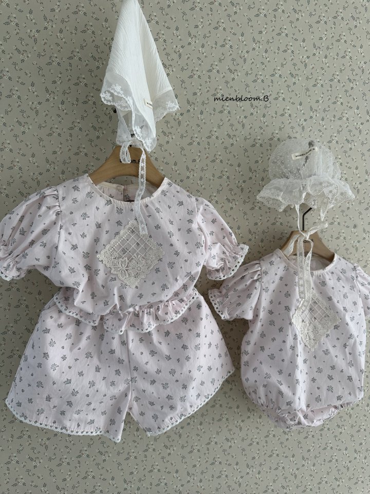 Mienbloom B - Korean Children Fashion - #magicofchildhood - Kids Square Flower Shorts - 4