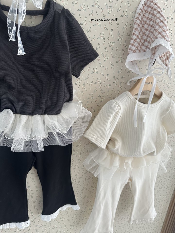 Mienbloom B - Korean Children Fashion - #minifashionista - Kids Waffle Sasha Tee - 11