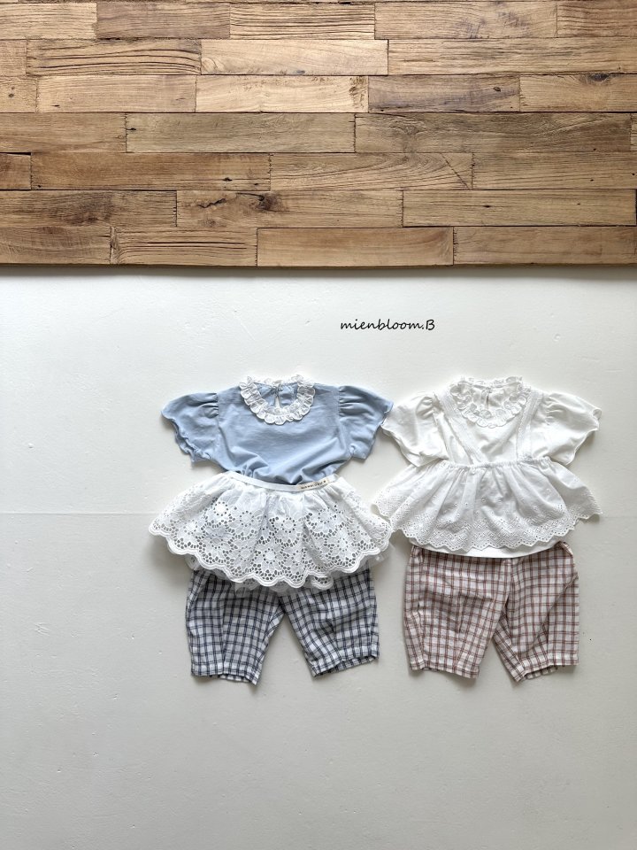 Mienbloom B - Korean Children Fashion - #prettylittlegirls - Kids Check Pants - 2