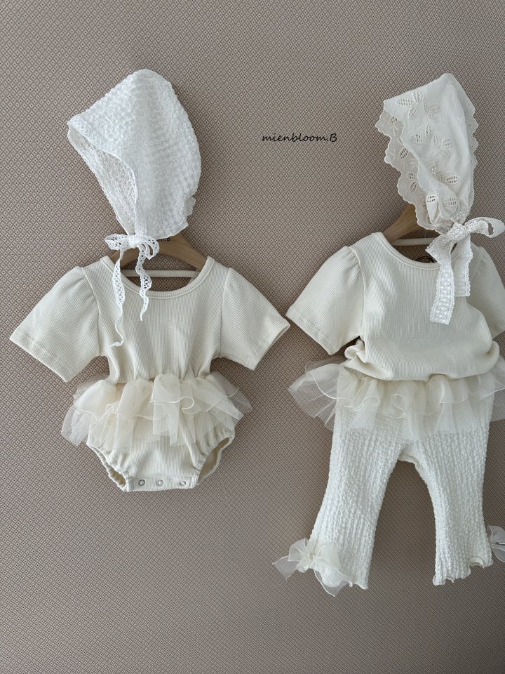 Mienbloom B - Korean Children Fashion - #prettylittlegirls - Kids Waffle Sasha Tee - 12