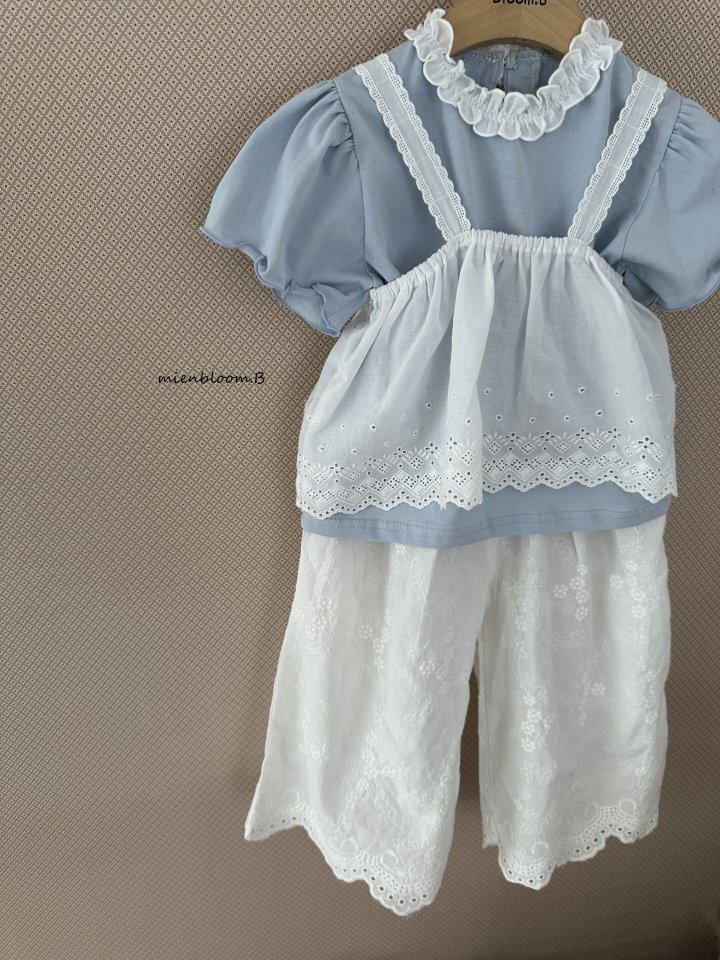 Mienbloom B - Korean Children Fashion - #stylishchildhood - Kids Silk Frill Tee - 11