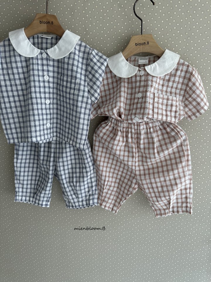 Mienbloom B - Korean Children Fashion - #todddlerfashion - Kids Check Pants - 3