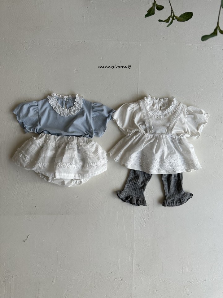 Mienbloom B - Korean Children Fashion - #toddlerclothing - Kids Rib Frill Pants - 8