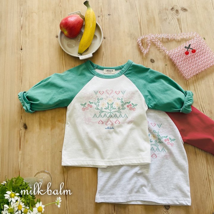Milk Balm - Korean Baby Fashion - #babyboutique - Ivy Raglan Tee