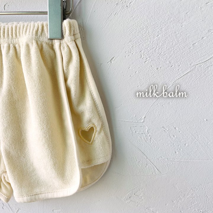Milk Balm - Korean Baby Fashion - #babyboutique - Heart Terry Pants - 10
