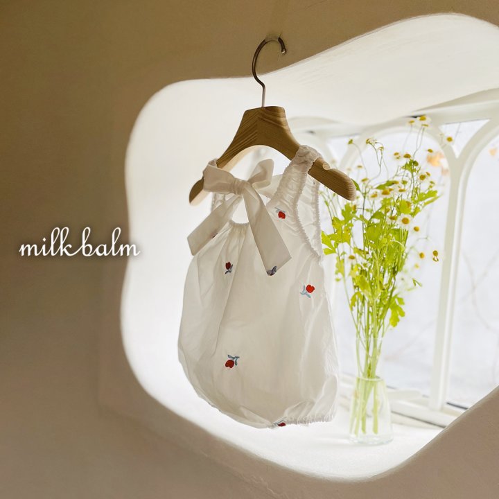 Milk Balm - Korean Baby Fashion - #babyboutique - Tulip Embroidery Suit