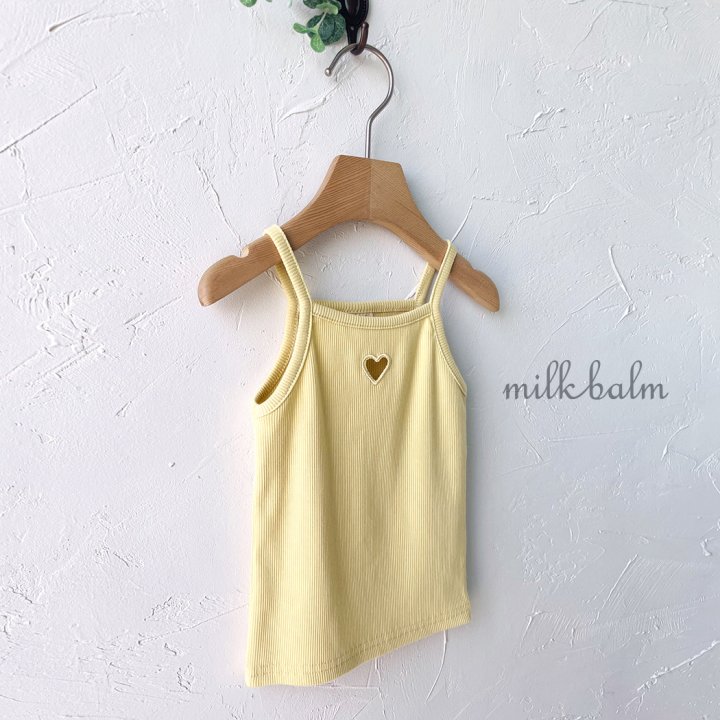Milk Balm - Korean Baby Fashion - #babyboutiqueclothing - Heart String Sleeveless - 6