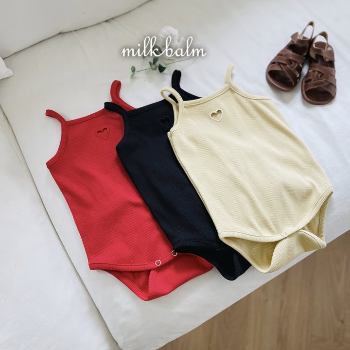 Milk Balm - Korean Baby Fashion - #babyboutiqueclothing - Heart Embroidered Suit - 5