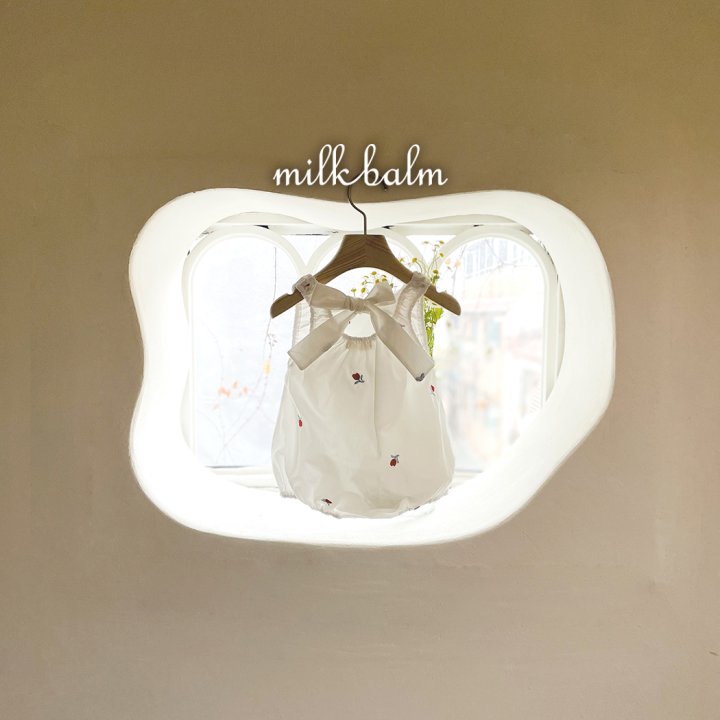Milk Balm - Korean Baby Fashion - #babyclothing - Tulip Embroidery Suit - 3