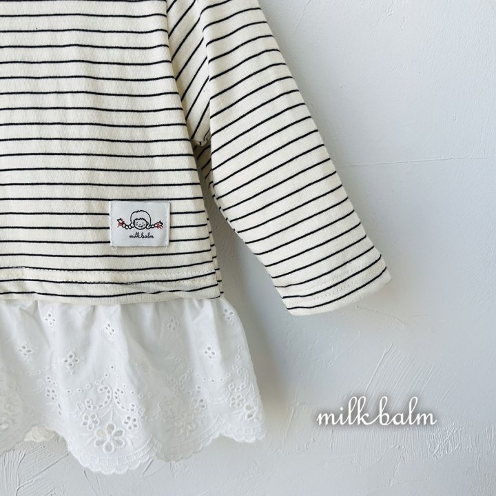 Milk Balm - Korean Baby Fashion - #babyclothing - Milk Layered Tee - 4
