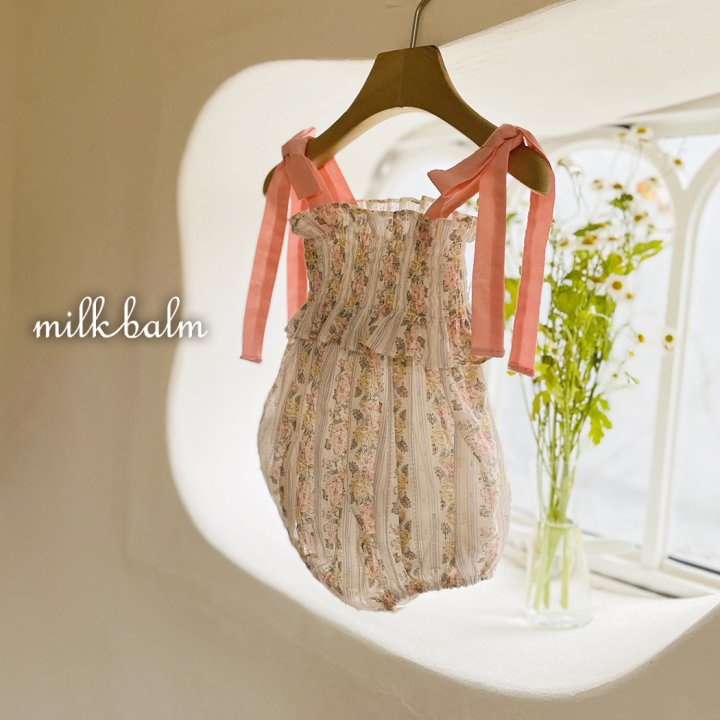 Milk Balm - Korean Baby Fashion - #babyfashion - Glen Shirred Suit