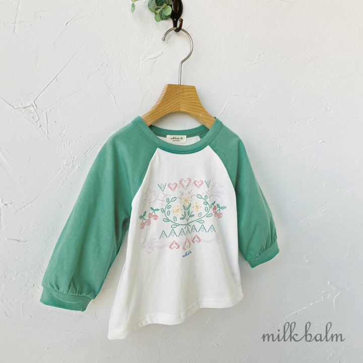 Milk Balm - Korean Baby Fashion - #babyfever - Ivy Raglan Tee - 6