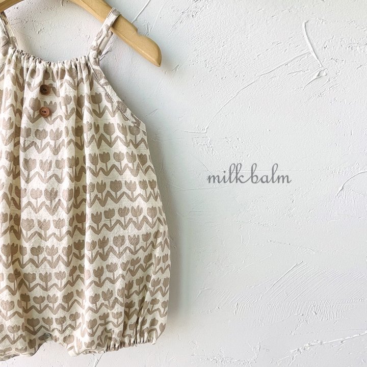 Milk Balm - Korean Baby Fashion - #babyfever - Tulip Overalls Suit - 12