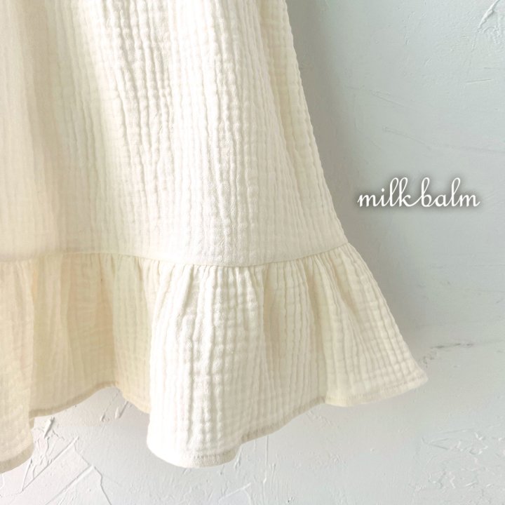 Milk Balm - Korean Baby Fashion - #babyfever - Swan One-piece - 12