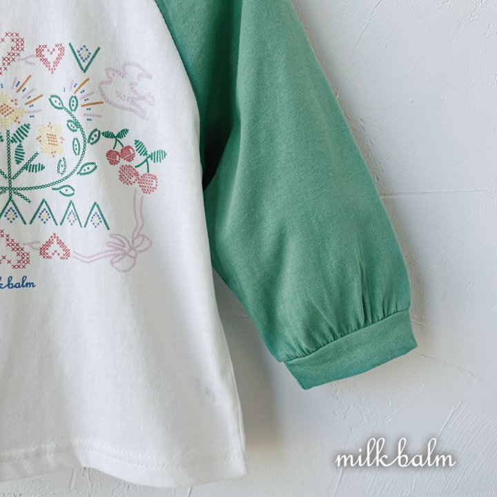 Milk Balm - Korean Baby Fashion - #babygirlfashion - Ivy Raglan Tee - 7