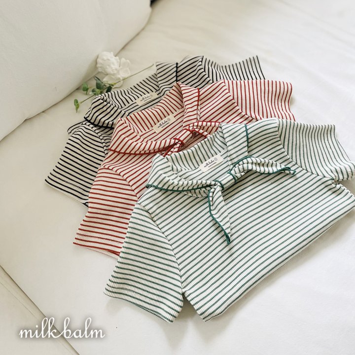 Milk Balm - Korean Baby Fashion - #babygirlfashion - Milk Sailor Tee