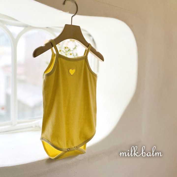 Milk Balm - Korean Baby Fashion - #babygirlfashion - Heart Embroidered Suit - 9