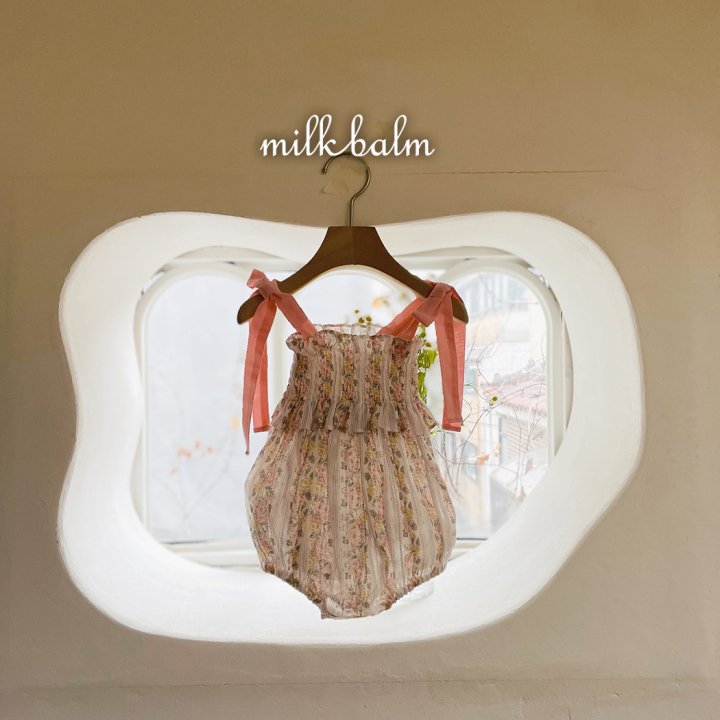Milk Balm - Korean Baby Fashion - #babygirlfashion - Glen Shirred Suit - 3