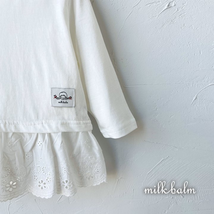 Milk Balm - Korean Baby Fashion - #babylifestyle - Milk Layered Tee - 7
