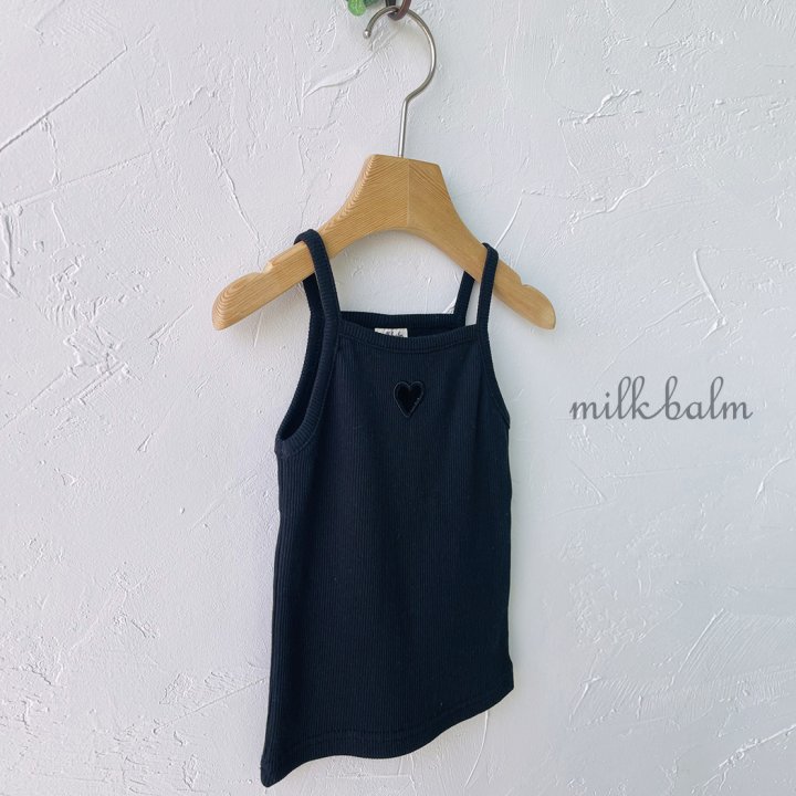 Milk Balm - Korean Baby Fashion - #babylifestyle - Heart String Sleeveless - 11