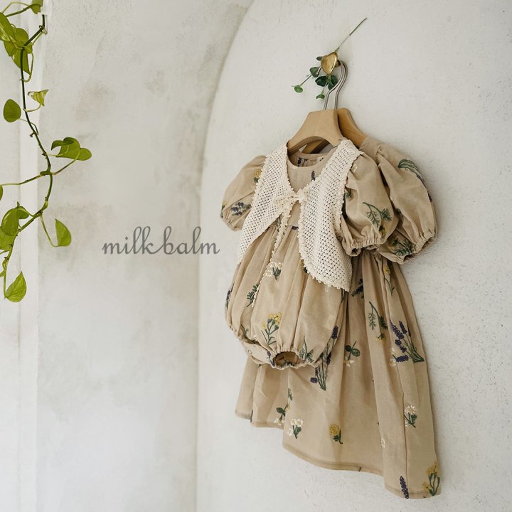 Milk Balm - Korean Baby Fashion - #babylifestyle - Provence One-piece - 3