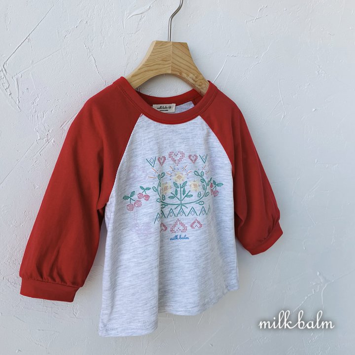 Milk Balm - Korean Baby Fashion - #babyoninstagram - Ivy Raglan Tee - 9
