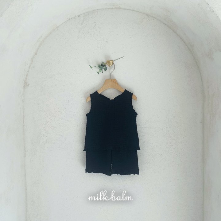 Milk Balm - Korean Baby Fashion - #babyoninstagram - Bring Sleeveless Set-up - 7