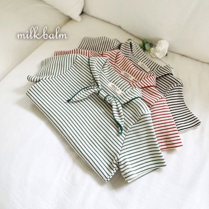 Milk Balm - Korean Baby Fashion - #babyoninstagram - Milk Sailor Tee - 3