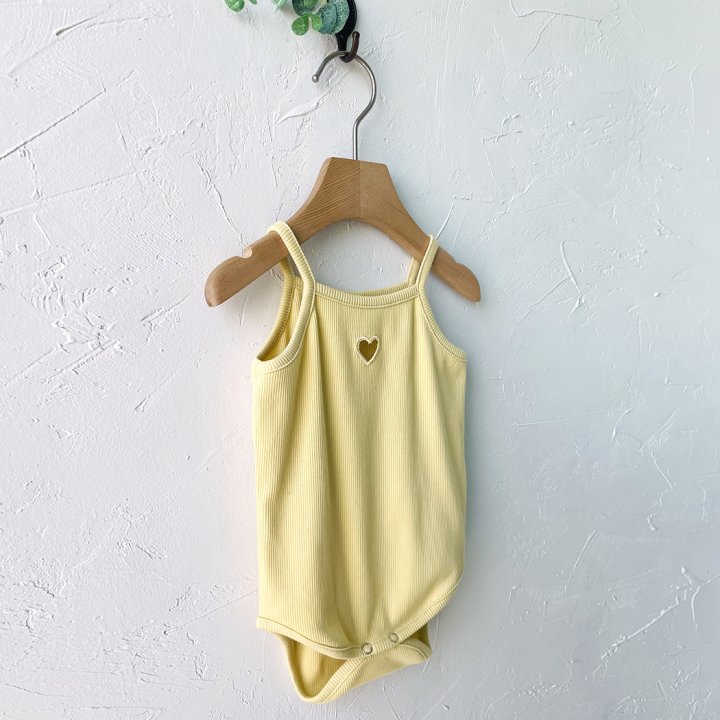 Milk Balm - Korean Baby Fashion - #babyoninstagram - Heart Embroidered Suit - 11