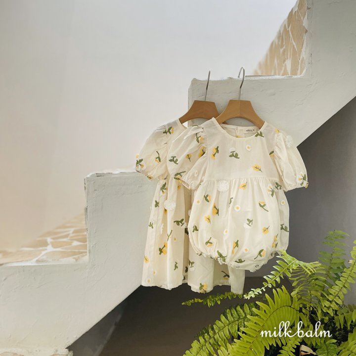 Milk Balm - Korean Baby Fashion - #babyoninstagram - Lillian One-piece - 2