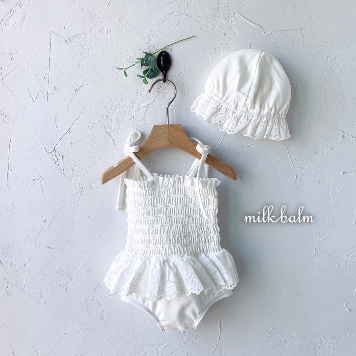 Milk Balm - Korean Baby Fashion - #babyoninstagram - Daisy Swim Cap - 5