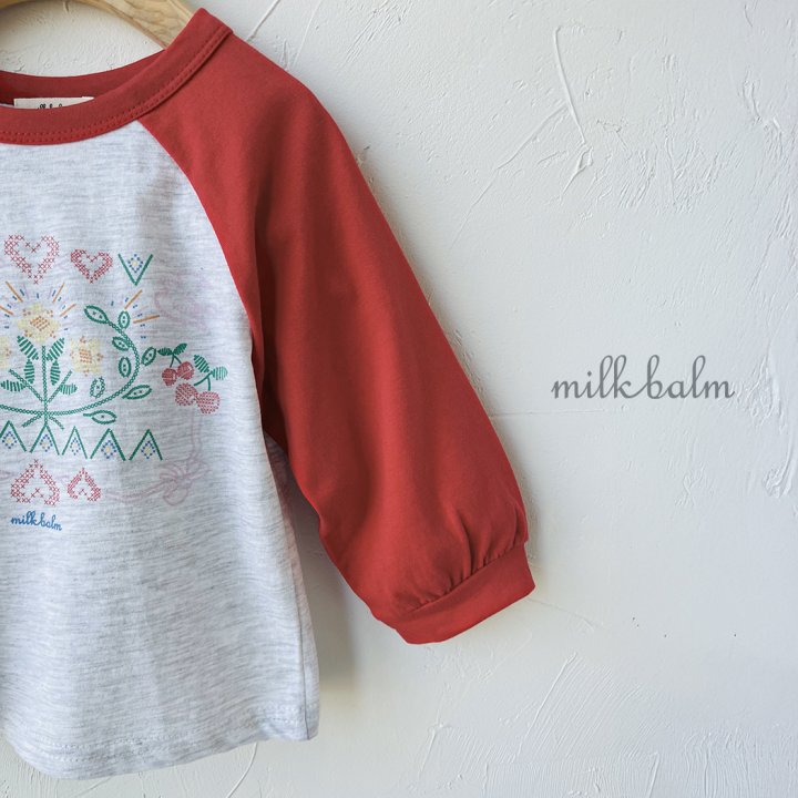 Milk Balm - Korean Baby Fashion - #babyootd - Ivy Raglan Tee - 10
