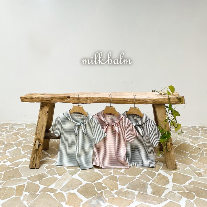Milk Balm - Korean Baby Fashion - #babyoninstagram - Milk Sailor Tee - 4