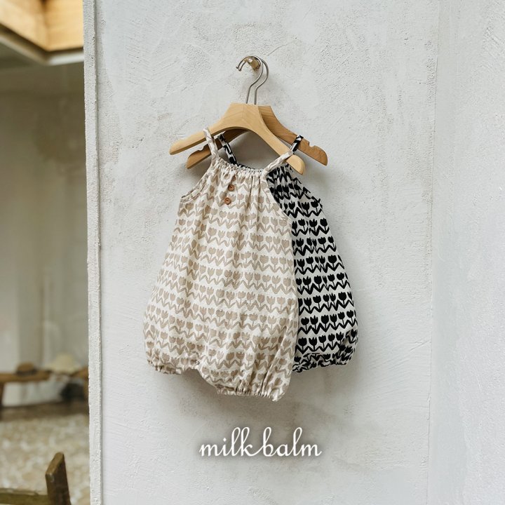 Milk Balm - Korean Baby Fashion - #babyootd - Tulip Overalls Suit
