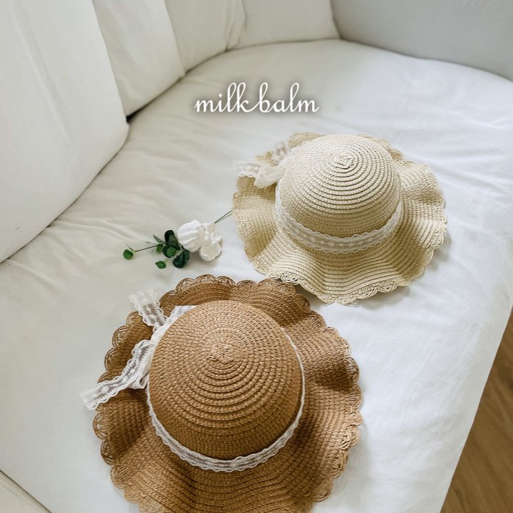 Milk Balm - Korean Baby Fashion - #babyoutfit - Glen Straw Hat - 2