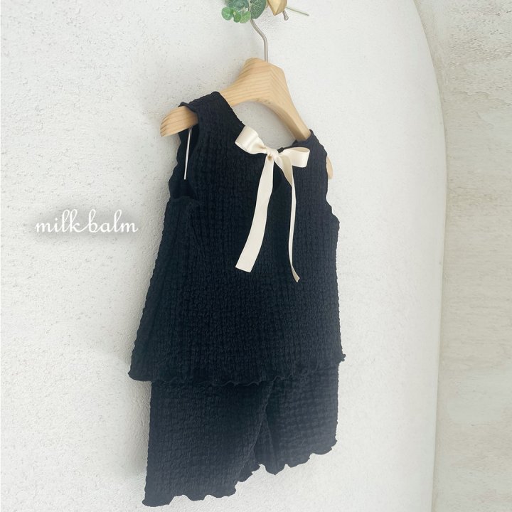 Milk Balm - Korean Baby Fashion - #babyoutfit - Bring Sleeveless Set-up - 10
