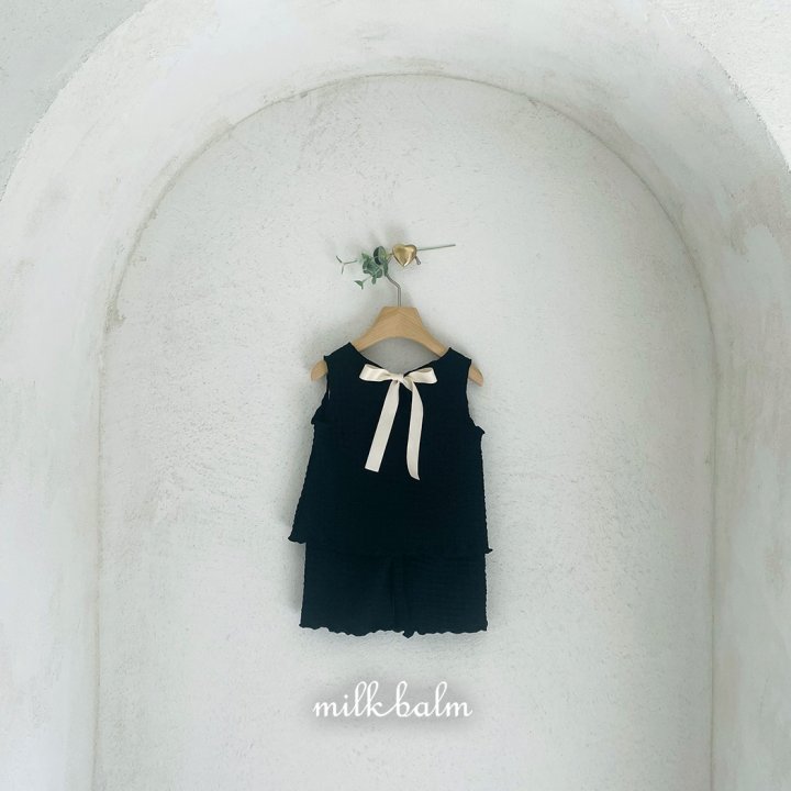Milk Balm - Korean Baby Fashion - #babyoutfit - Bring Sleeveless Set-up - 9