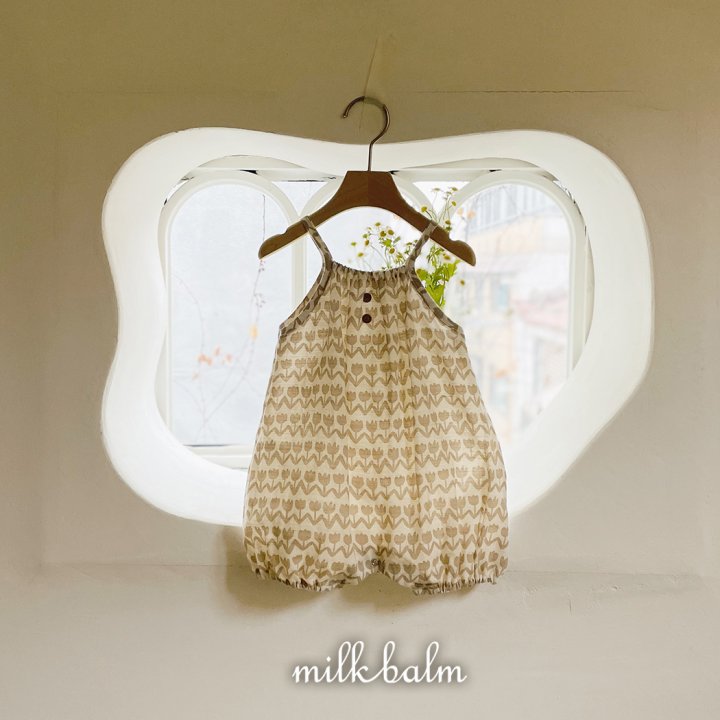 Milk Balm - Korean Baby Fashion - #babyoutfit - Tulip Overalls Suit - 2