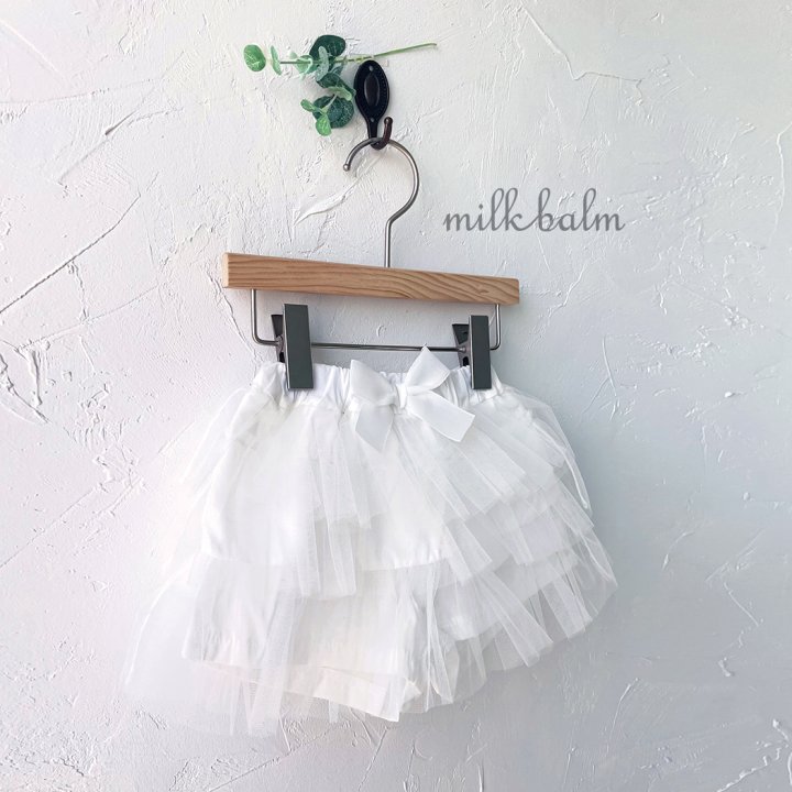 Milk Balm - Korean Baby Fashion - #babyoutfit - Cotton Candy Skirt Pants - 10